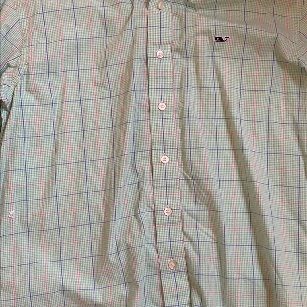 Vineyard Vines Checkered Button Down Dress Shirt